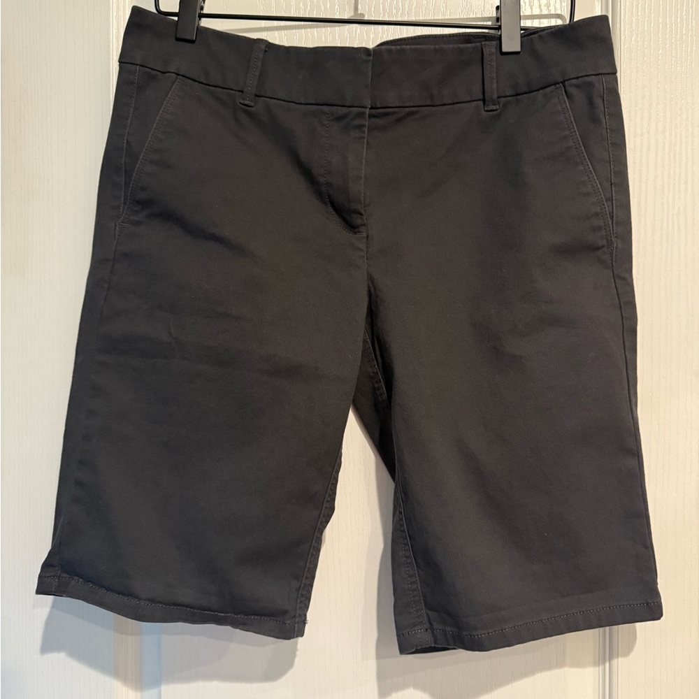 LOFT Charcoal Women's Bermuda Shorts